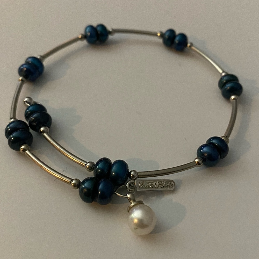 Stackable Pearl Wrap Bracelet - image 2